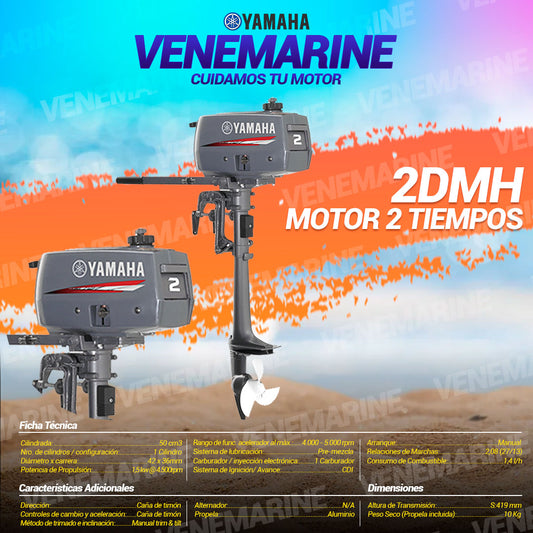 MOTOR FUERA DE BORDA YAMAHA MOD: 2DMHS