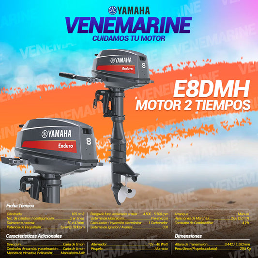 MOTOR FUERA DE BORDA YAMAHA MOD: E8DMH